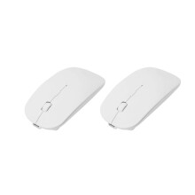 2X Wiederaufladbare Kabellose -Maus für Air Pro Retina 11 12 13 15 16 Book Laptop Kabellose Maus