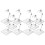 30pcs Clear Action Figure Stand,Display Holder Base Doll Model Figure Support Stand Doll Model Support Stand 2