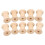 40Pcs Wooden Empty Thread Spools Natural Color 29mm X23mm 3