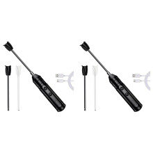 2X Epoxidmischer Harzmischer - Wiederaufladbarer Akku Elektrischer Handmischer für HarzzubehöR, EpoxidrüHrer für Harz