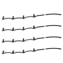 4X Brandstofretourleiding Brandstofinjector Lekkage Slang voor en IX35 314712F001