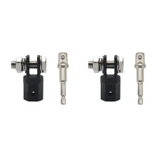 2X Universele Schaar Jack Adapter 1/2 Inch Bal Verlengstuk Slagmoersleutel Tool Auto Demonteren Tool IJA001