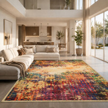 (240 x 320 cm (8 ft x 10 ft 6 in), VIBRANT- CASHMERE RUG) Large Rugs Living Room Bedroom Traditional Carpets