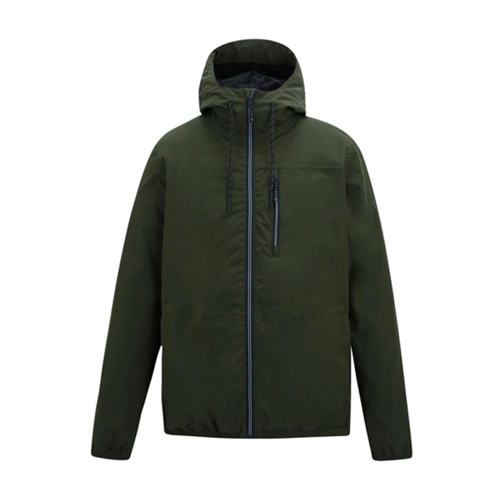 Regatta (L, Dark Khaki/Black) Mens Shorebay Waterproof Jacket