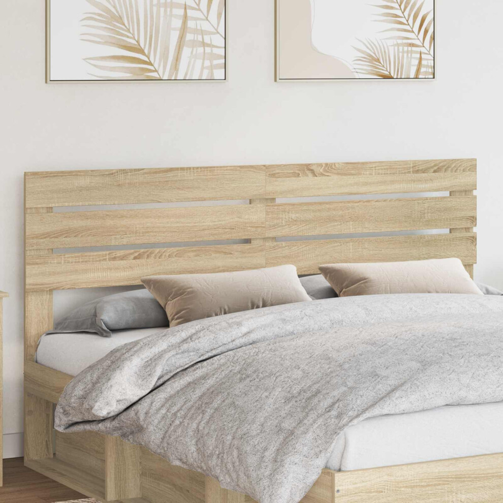 Vidaxl Headboard Sonoma Oak Engineered Wood