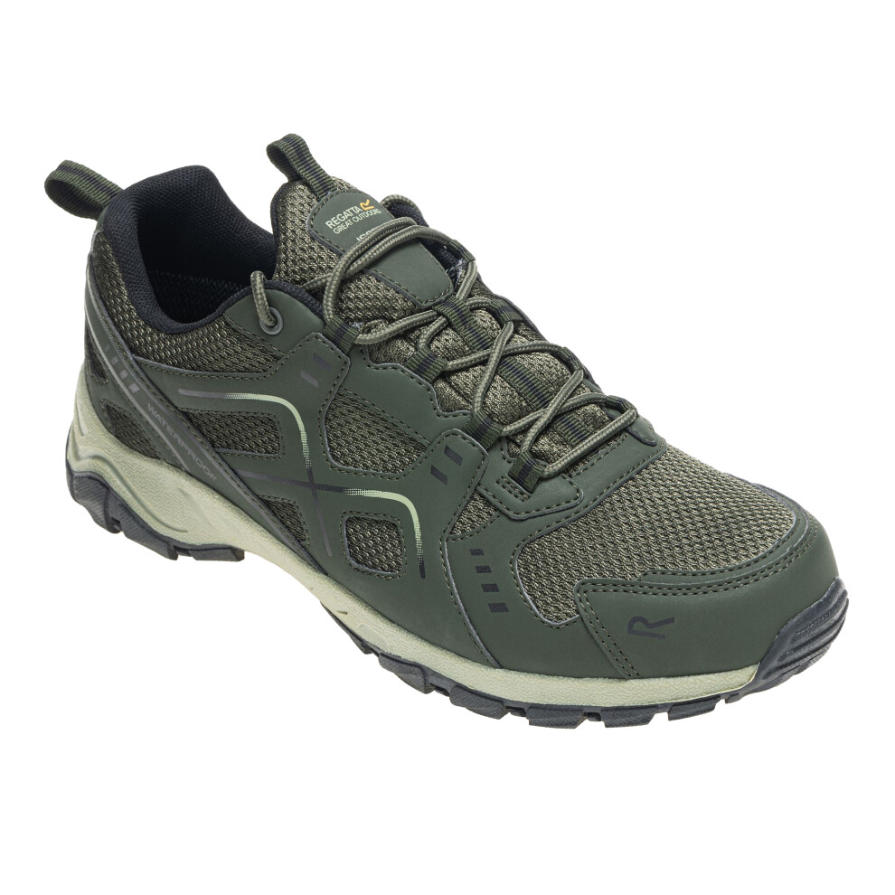 Regatta (9.5 Uk, Dark Khaki) Mens Vendeavour Waterproof Walking Shoes