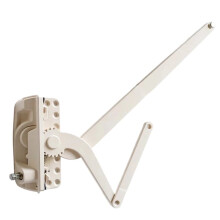 Manual Casement Window Opener, Dual Arm Crank Handle Window Operator, Heavy Duty Casement Window Opening Hardware