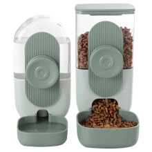 Hanging Automatic Food and Water Dispenser, Gravity Rabbit Feeder Set, Cage Cat and Bunny Food Bowl