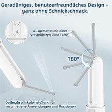 Draagbare Reis Bidet 400ml, Handheld Elektrisch IPX7 Waterdicht, 3 Drukinstellingen voor Buiten- en Persoonlijke Hygiëne