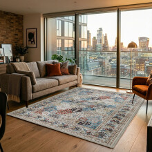 (200 x 290 cm 6 ft 7 in x 9 ft 6 in, COASTAL- CASHMERE RUG) Large Rugs Living Room Bedroom Traditional Carpets
