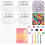 702-Piece DIY Keychain Making Kit -  Set Including Beads, Frames, and Cords 1