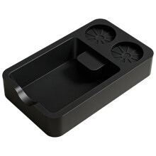 Silicone Coffee Tamping Station Espresso Station Organizer Multifunctional Coffee Tamper Stand with Tray Mat