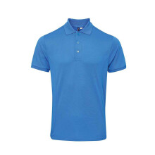 (S, Sapphire Blue) Premier Mens Coolchecker Plus Piqu Polo Shirt