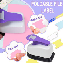 Perfurador de Guia de Papel, Perfurador de Guia de 1,5 Polegadas para Artesanato em Papel, Perfurador de Etiqueta de Arquivo, para Calendários,