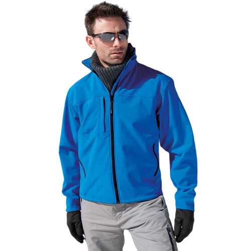 Result (L, Azure) Result Mens Classic Soft Shell Jacket 2