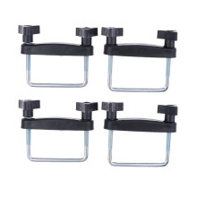 4 PCS Car Roof Rack Basket U-Bolt Clamps Mounting Fitting Kit Universal Luggage Frame Fixing Clip 8CM