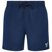(S, Vector Navy) Reebok Mens Yale Swim Shorts