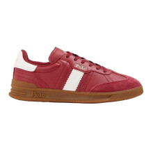 (5 UK, Red) Ralph Lauren Womens/Ladies Heritage Aera Leather Court Trainers