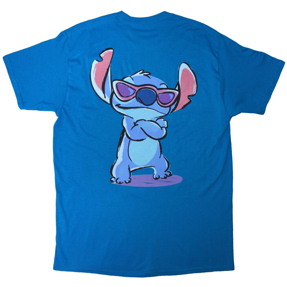 Disney (Xl, Blue) Stitch Ohana T Shirt