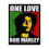 Bob Marley Patch One Love new Official Retail Pack 3