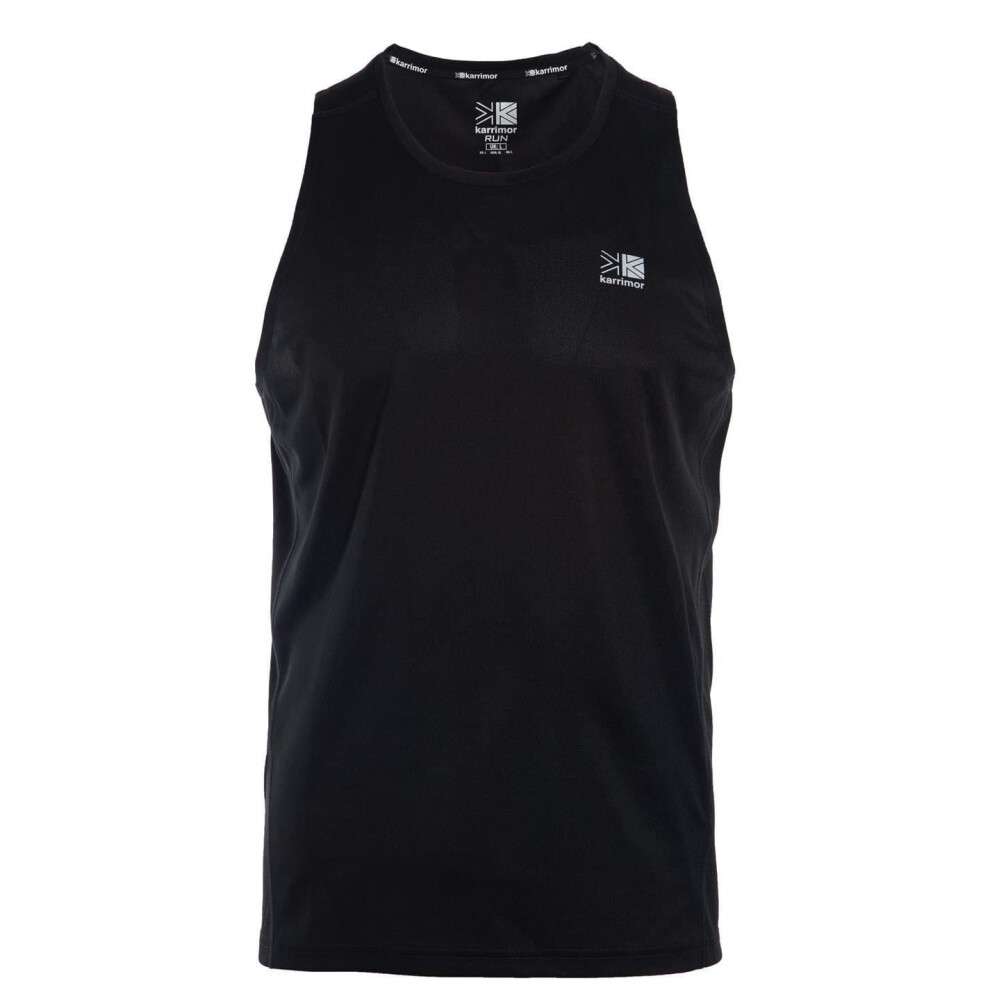 Karrimor (S, Black) Mens Logo Running Vest Top