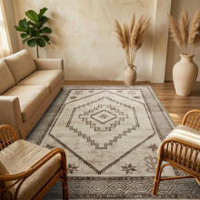 (120 x 170 cm 4 ft x 5 ft 6 in, RADIANT- CASHMERE RUG) Large Rugs Living Room Bedroom Traditional Carpets
