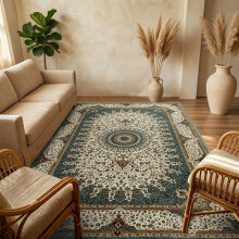 (120 x 170 cm 4 ft x 5 ft 6 in, WILLOW- CASHMERE RUG) Large Rugs Living Room Bedroom Traditional Carpets