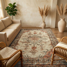 (120 x 170 cm 4 ft x 5 ft 6 in, TIMELESS- CASHMERE RUG) Large Rugs Living Room Bedroom Traditional Carpets