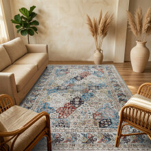(120 x 170 cm 4 ft x 5 ft 6 in, COASTAL- CASHMERE RUG) Large Rugs Living Room Bedroom Traditional Carpets
