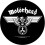 Motorhead Hammered Tri Skull Circular Back Patch 2