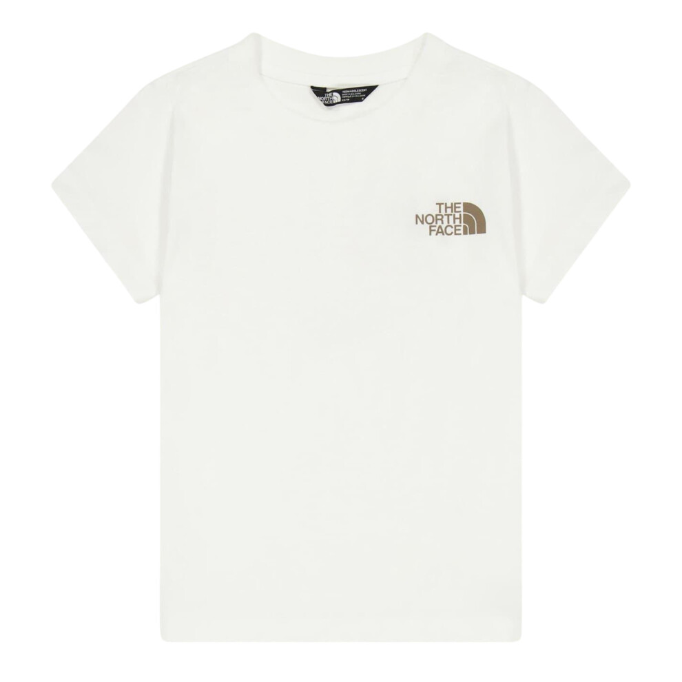 The North Face (Xs, White) Childrens/Kids Qtm Mountain Regular T-Shirt