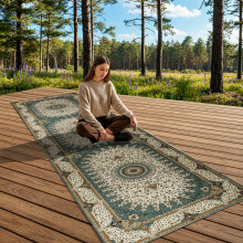 (60 x 220 cm (2 ft x 7 ft 7 in)- Runner Rug, WILLOW- CASHMERE RUG) Large Rugs Living Room Bedroom Traditional Carpets
