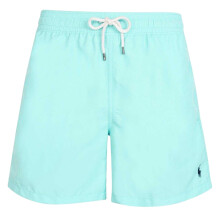 (S, Teal Blue) Ralph Lauren Mens Traveller Swim Shorts