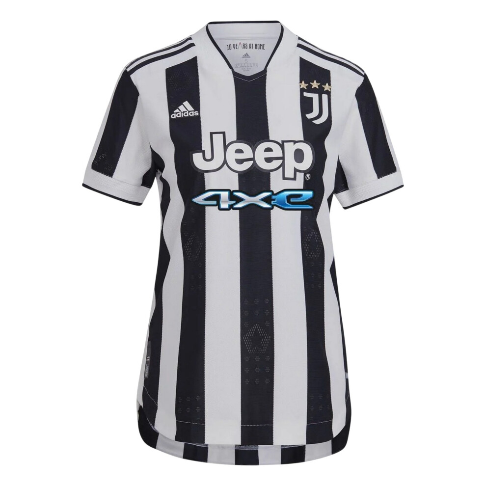 Adidas (12 Uk, White) Womens/Ladies 2021/22 Juventus Fc Home Jersey
