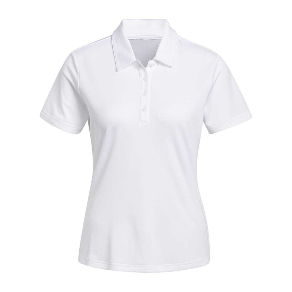 Adidas (16 Uk, White) Womens/Ladies Performance Golf Polo Shirt