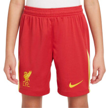 (L, Red) Liverpool FC Childrens/Kids Home Football Shorts