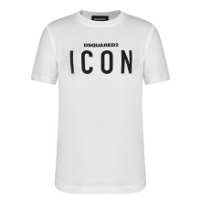 (10 Years, White) DSquared2 Childrens/Kids Icon Cotton T-Shirt