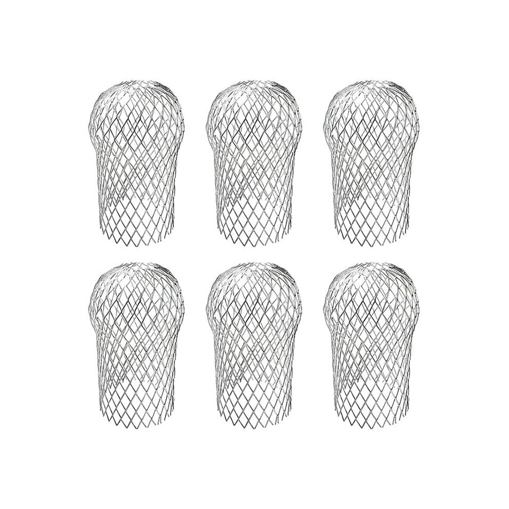 6 Pack Gutter Guards, Gutter Downspout Guards, Aluminum Gutter Guards Screen Filters, Gutter Downspout Protectors 4713745302525
