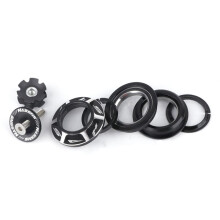 HASSNS Bicycle Tapered Headset 44-56 Mountain Bike Headset Mtb Steering Bearings Integrated Set 1 1/8 Steering Box