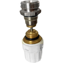 Brass Floor Heating Valve Core Set with Automatic Spring Return Needle Valve,Compatible with M30 X 1.5 Thermostatic