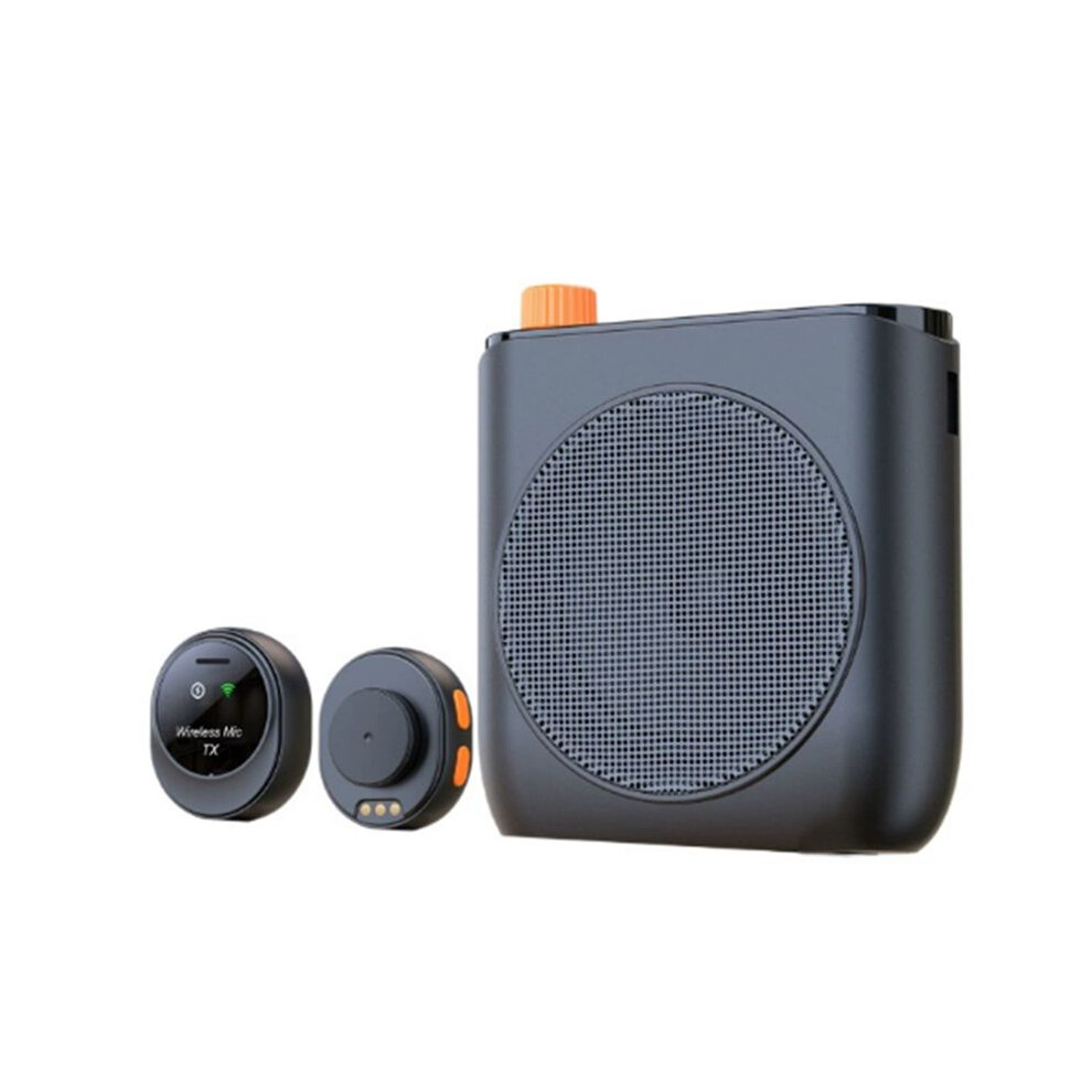 J98 Wireless Voice Amplifier With Lavalier Mic, Clip- Speaker With Charging Case For Teaching & Streaming 4712988089736