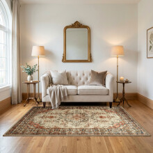 (160 x 230 cm 5 ft 3 in x 7 ft 7 in, TIMELESS- CASHMERE RUG) Large Rugs Living Room Bedroom Traditional Carpets