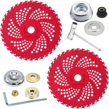 36T Carbide Tip Brush Cutter Blades Weed Eater Blades for Trimmer Weed Eater Compatible with Fsx