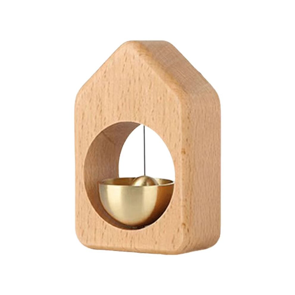 Door Bell Wooden Wind Chimes Wireless Doorbell Entrance Door Bell Decorative Wind Bell Home Decoration A 6033075565864