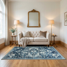 (160 x 230 cm 5 ft 3 in x 7 ft 7 in, TRANQUIL- CASHMERE RUG) Large Rugs Living Room Bedroom Traditional Carpets