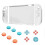 For  2 Protective Case+Joystick Cap+D-Pad Button Cap Kit Clear Shell Split Design Anti-Fall Anti-Scratch Case B 1