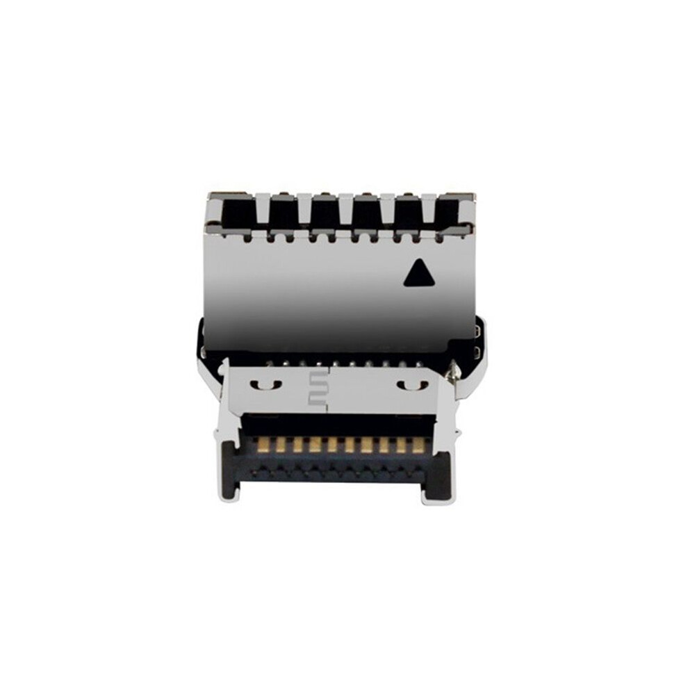 Type-E 90 Degree Computer Motherboard Usb3.1 10G Front Type-C Installed Wiring Converter Connector Adapter Type B 4713939256221