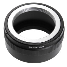 M42-EOSM Adapter Ring for M42 42mm Lens Compatible with for M EF-M M2 M3 M5 M5II M6 M10 M50 M50II M100Camera,A