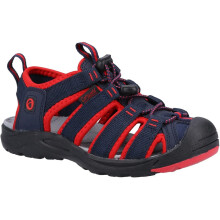 (13 UK Child, Red/Blue) Cotswold Childrens/Kids Marshfield Sandals