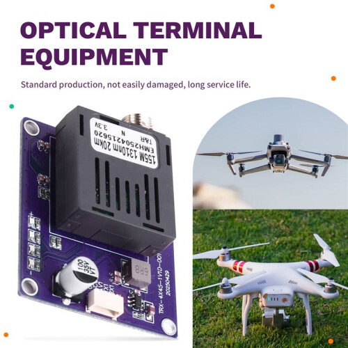 Módulo Transceptor Óptico TTL de 20 , Equipo Terminal Óptico Específico para Drones,  5,5-26 V TX SkyEnd 2